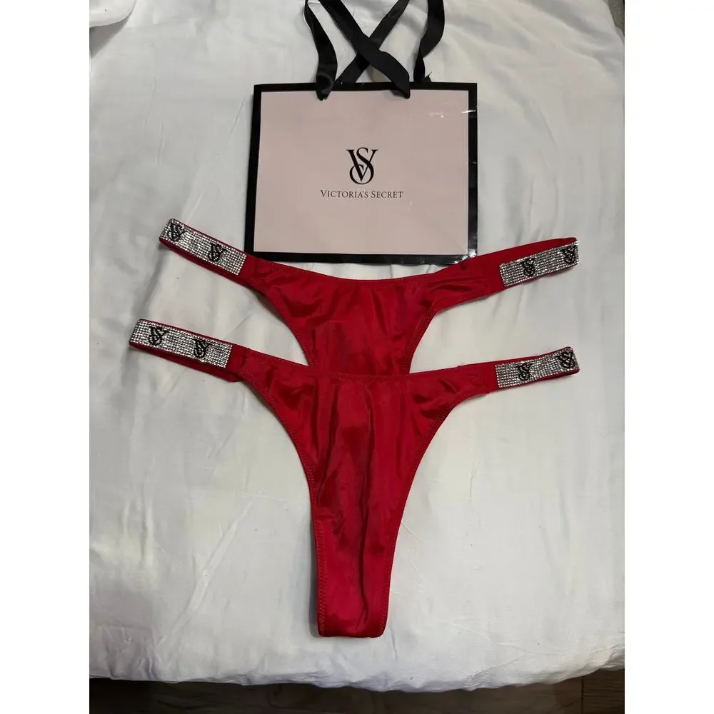 NWT Victoria’s Secret Very Sexy Bling Thong Lot – Size M